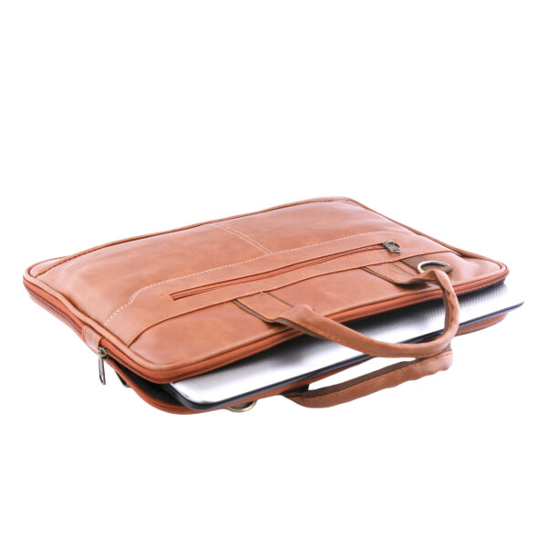 Men & Women Tan Messenger Bag - Image 7