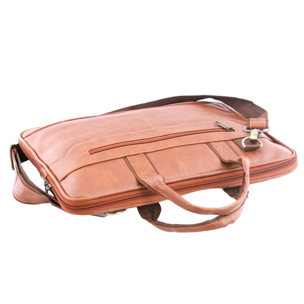 Men & Women Tan Messenger Bag - Image 9